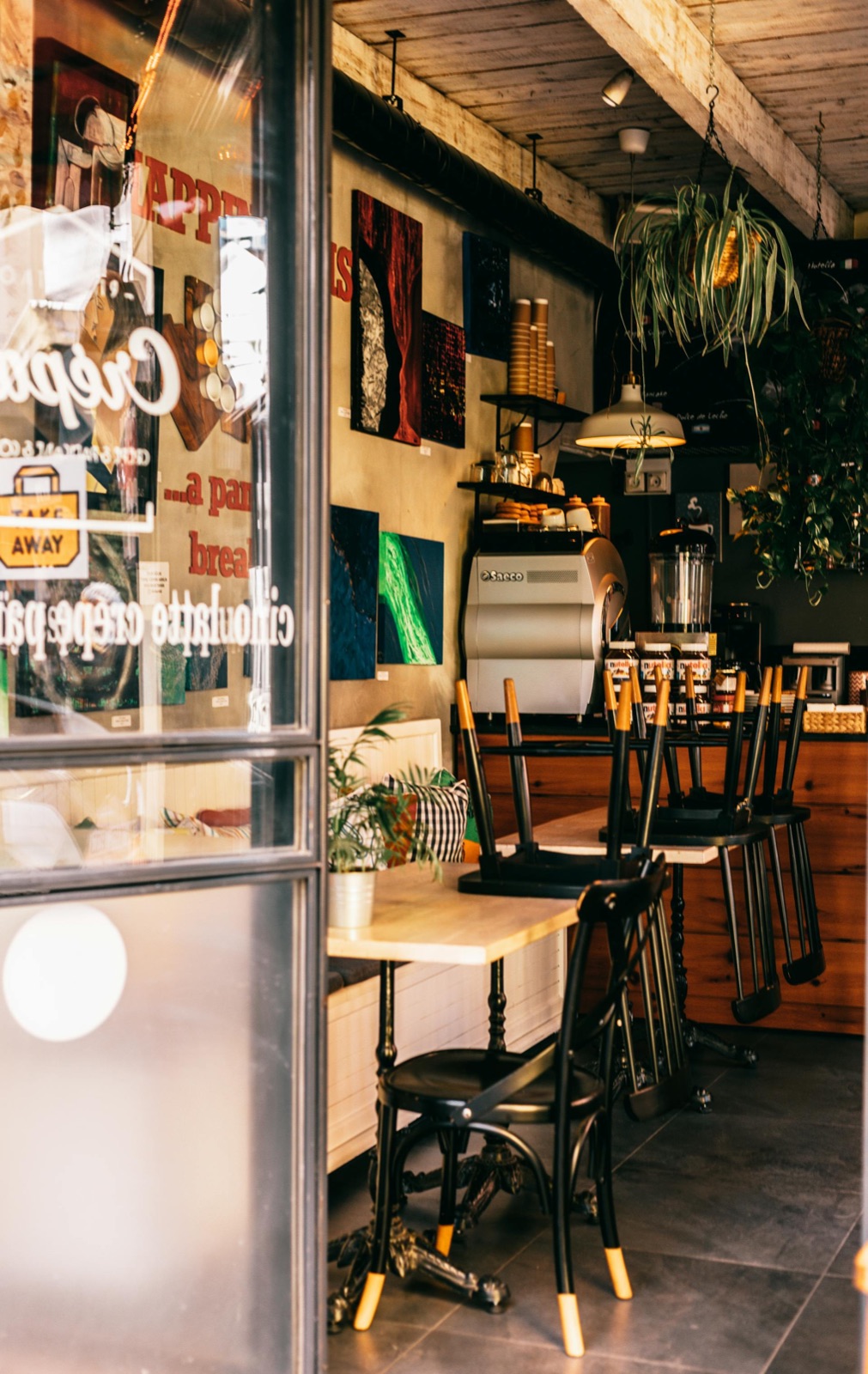 Modern restaurant interior — the kind of hospitality space we keep maintenance-ready
